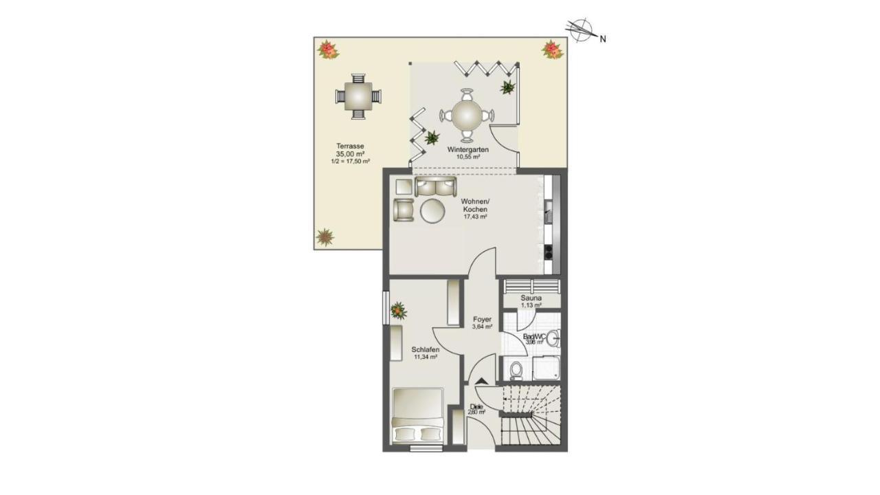 Ferienhaus Rotdorn Wiek auf Rügen Kültér fotó